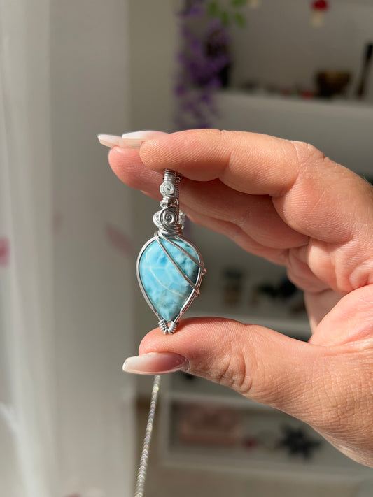 Collana in Larimar 11🐬