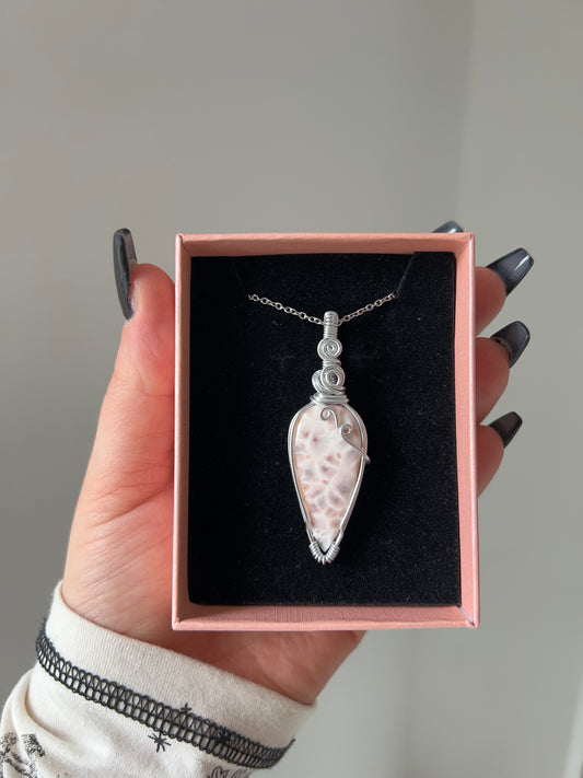 Collana in “Pink Larimar”💕