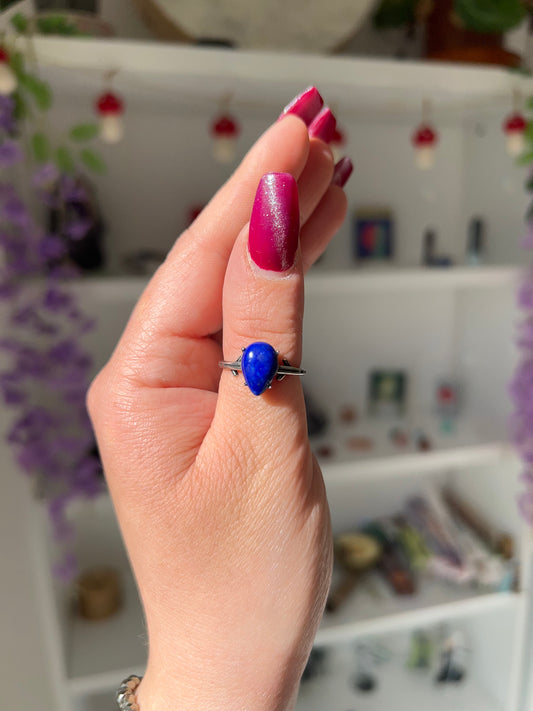 Anello in Lapislazzuli 1🌌(argento 925)