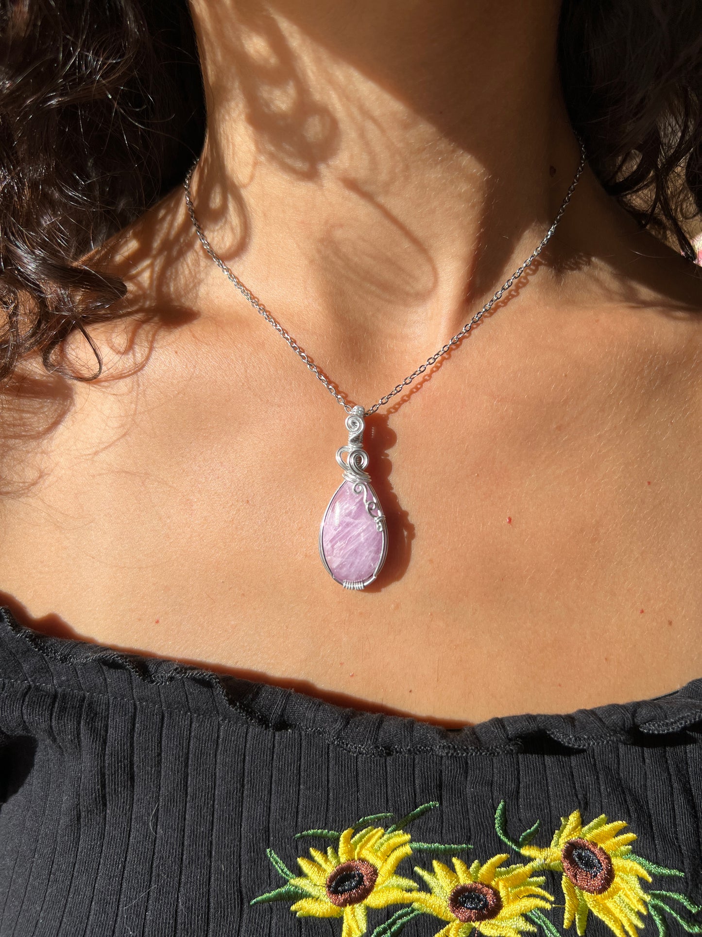 Ciondolo in Kunzite