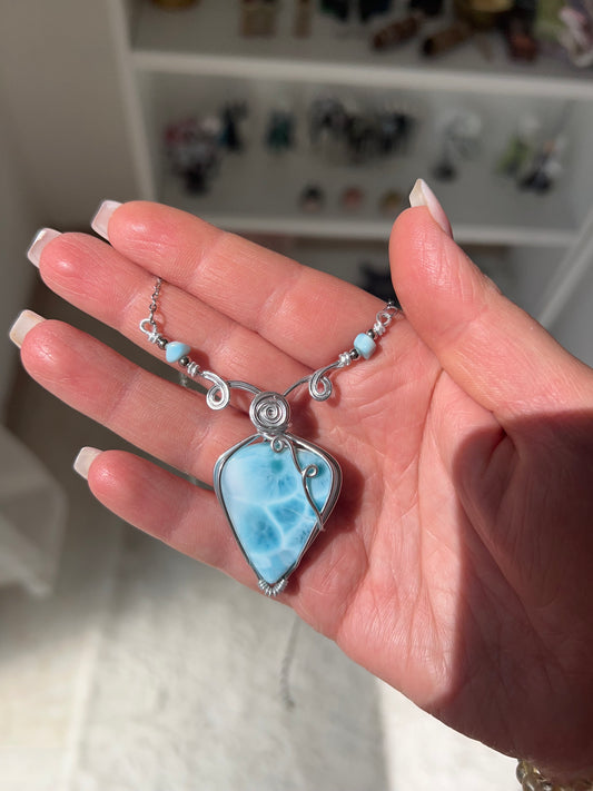 Girocollo in Larimar🐬