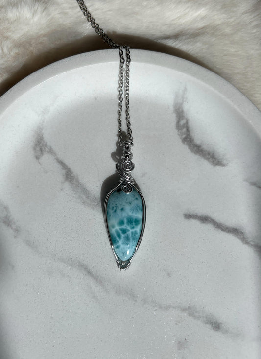 Collana in Larimar
