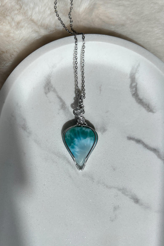 Collana in Larimar