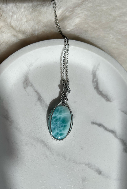 Collana in Larimar