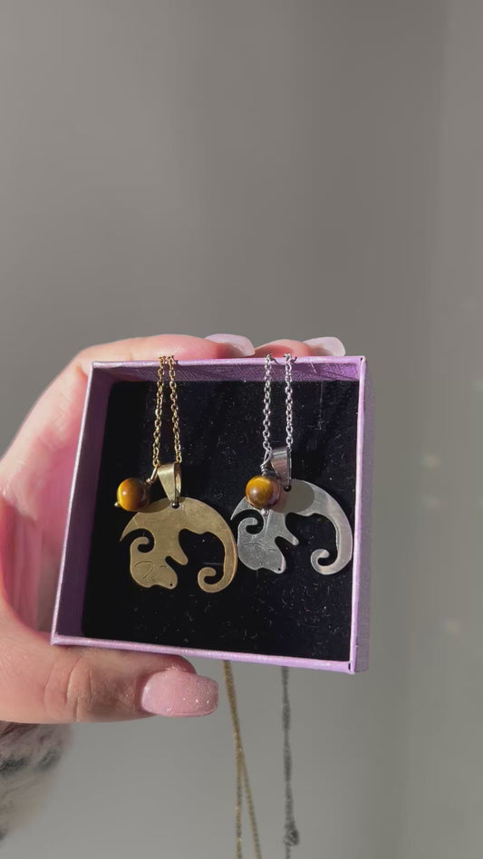Coppia di Collane con Occhio di Tigre✨🐶