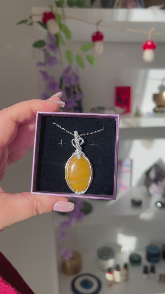 Collana in Giada Gialla💛